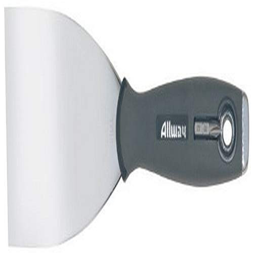 Allway Tools 3-Inch Hammer End Stiff Soft Grip Stainless Steel Blade Wall Scraper