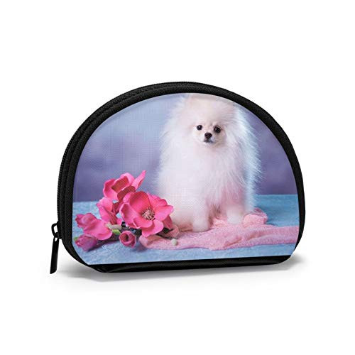 Yecx-1 Funny Puppy Coin Purse,Small Makeup Bag Coin Purse Cosmetic Bag for Women,Small Makeup Pouch Travel Waterproof Toiletry Bag Organizer Pouch Purse Travel Accessories