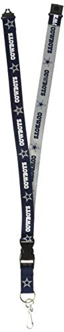 Pro Specialties Group NFL Dallas Cowboys Unisex LANYARDS, Back, One Size, Silver/Navy, PSGLS0282316 Pro Specialties Group NFL Dallas Cowboys Unisex LANYARDS, Back, One Size, Silver/Navy, PSGLS0282316