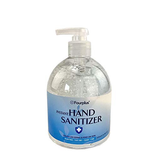 Hand Sanitizer Alcohol Travel Size Gel - 70 percent Ethyl Alcohol 500mL/16.9oz - Wash Free, Fast Dry and Clean Care Hand Sanitizer Alcohol Travel Size Gel - 70 percent Ethyl Alcohol 500mL/16.9oz - Wash Free, Fast Dry and Clean Care