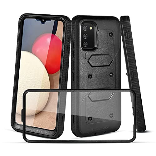 CaseTank Compatible with Samsung Galaxy A02S Case,Galaxy A02S Case W -Built-in Screen Protector- Heavy Duty Shockproof Full-Body Protective Armor Cover Case for Samsung A02S,Black CaseTank Compatible with Samsung Galaxy A02S Case,Galaxy A02S Case W -Built-in Screen Protector- Heavy Duty Shockproof Full-Body Protective Armor Cover Case for Samsung A02S,Black