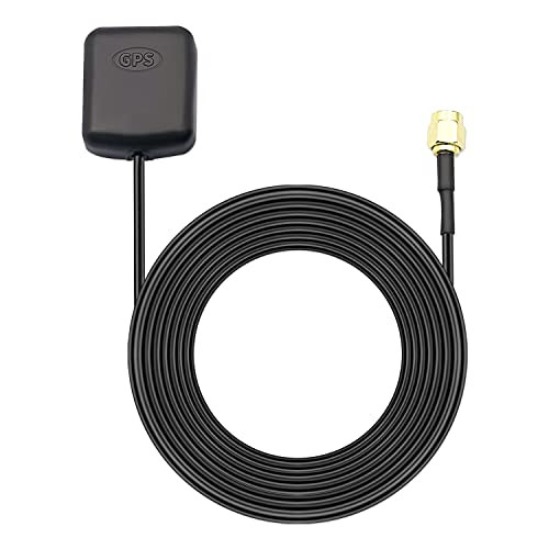 V Telesky GPS Antenna with SMA Male Connector 28dB Gain?Satellite Positioning Car Navigation Antenna with Magnetic Waterproof Mounting Base.