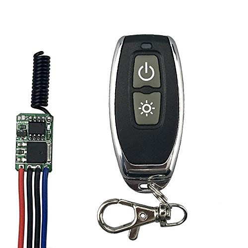 Anntem Wireless Remote Control Switch 433mhz rf Transmitter and Receiver kit dc3.5v 3.7v 9v 12v Universal Battery Power Strip Mini Small Switch Energy Saving mos Circuit Micro Controller Module