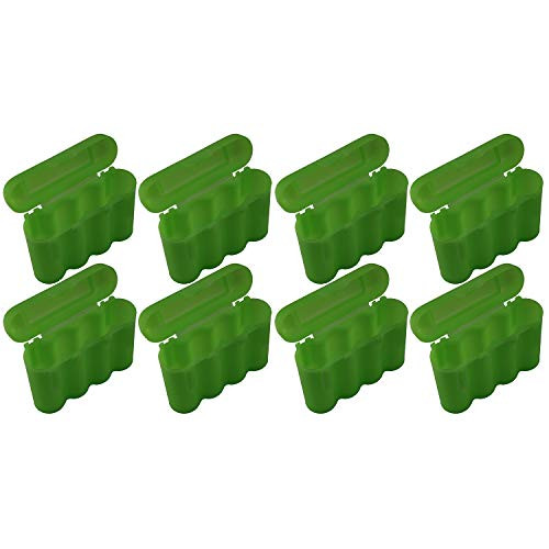 EBC Battery 8 Green AA AAA Battery Plastic Holder Box Storage Cases