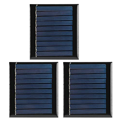 3Pcs/Set 0.3W 5V Polysilicon Solar Panel Glue Solar Cell Battery Charger Polycrystalline Silicon Solar Power Panel Module