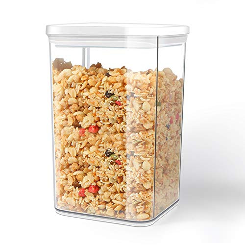 TBMax Airtight Food Storage Container 1.3 Qt BPA-Free Plastic Cereal Container with Easy Lock Lids for Kitchen Pantry Organization and Storage