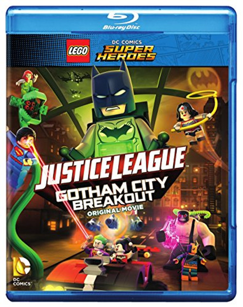 LEGO DC Comics Super Heroes- Justice League- Gotham City Breakout -Blu-ray plus DVD plus Digital HD plus Includes Nightwing Lego Mini figure- LEGO DC Comics Super Heroes- Justice League- Gotham City Breakout -Blu-ray plus DVD plus Digital HD plus Includes Nightwing Lego Mini figure-
