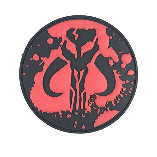 Mandalorian Mythosaur Tactical PVC Morale Patch - Perfect Hook Backed Funny Patches to Be Added to Uniforms, Jackets, Backpacks - by Patch Panel