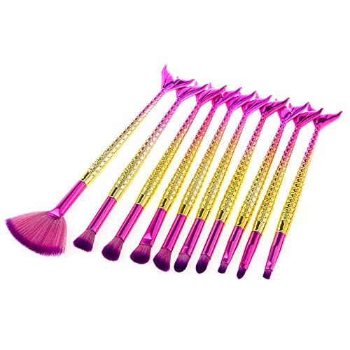 10 Pcs Eye Shadow Brush Set Fan Brush Eye Makeup Brush Eye Shadow Brush