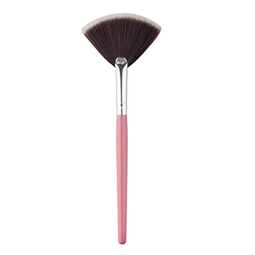 ZoePets 1pc Powder Blush Fan Brush Highlighter Highlighting Powder Contour Blending Brush Professional Makeup Brush for Ladies ZoePets 1pc Powder Blush Fan Brush Highlighter Highlighting Powder Contour Blending Brush Professional Makeup Brush for Ladies