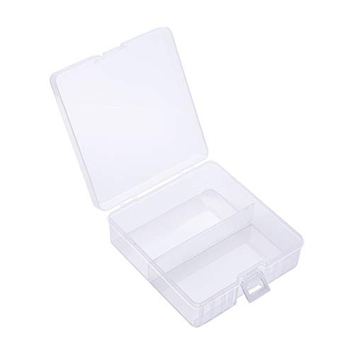 Fielect 100 x AA Battery Storage Case Holder Organizer Box Transparent