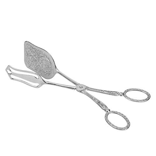 Metal Kitchen Tongs, Stainless Steel Serving Tongs Salad Tongs Buffet Tongs Food Tongs Snake Tongs for Serving Food Bread Cake