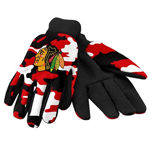 FOCO NHL Chicago Blackhawks Utility Glove - Camouflage FOCO NHL Chicago Blackhawks Utility Glove - Camouflage