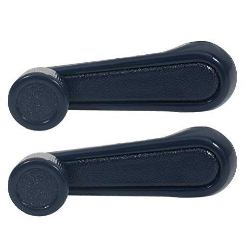 ZENITHIKE Blue Door Handles Window Crank Handles Driver Passenger Side for Select for T-oyota 4Runner 1984-2002-2PCS-