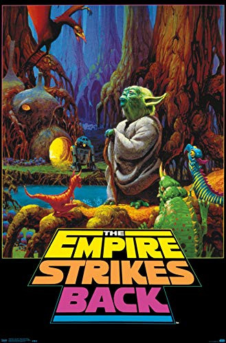 Trends International Neon - Star Wars - Empire Strikes Back Wall Poster, 22.375" x 34", Unframed Version