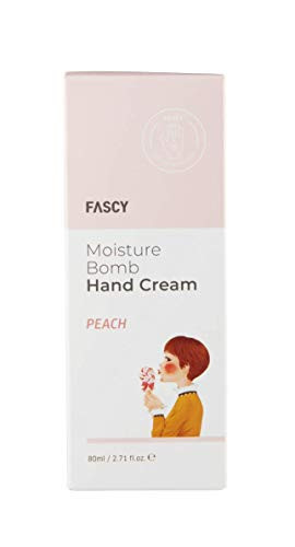 Fascy Tina's Moisture Bomb Hand Cream, Peach, 1.4 Ounce