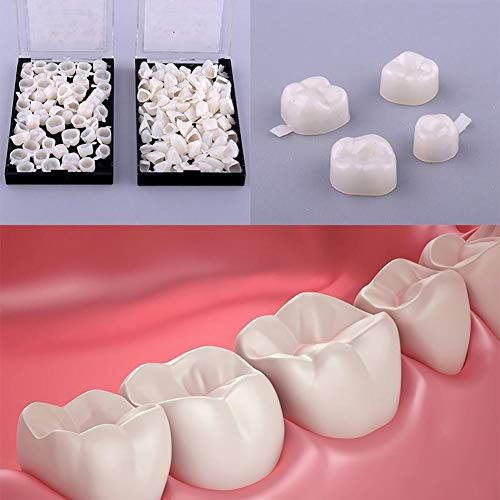 100pcs Dental Temporary Crown Veneers Material Anterior Front Back Molar Teeth by Superdental