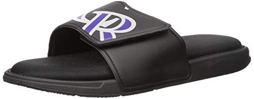MLB Colorado Rockies Mens SMU BIG LOGO FOAM SLIDESMU BIG LOGO FOAM SLIDE, Team Color, M