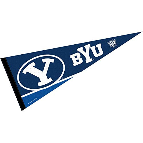 College Flags  and  Banners Co. BYU Pennant Full Size Felt