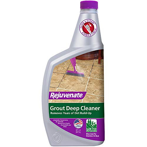 Rejuvenate Grout Deep Cleaner Cleaning Formula Instantly Removes Years of Dirt Build-Up to Restore Grout to the Original Color -32 fl oz- Rejuvenate Grout Deep Cleaner Cleaning Formula Instantly Removes Years of Dirt Build-Up to Restore Grout to the Original Color -32 fl oz-