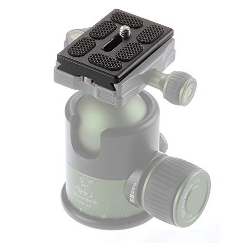 foto4easy Rapid Quick Release Plate with 1/4" Screw Mount for SYS-90 Tripod Ball Head, Compatible with Arca Swiss