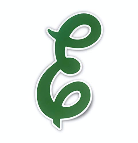 Eastern Michigan University Eagles Cursive Baseball Softball E Car Decal Bumper Sticker