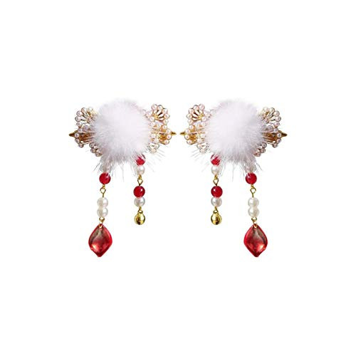 Chinese Style Hair Clips Children's Hairpin Barrette Hair Balls Hair Clip Kids Plush Tassel Hairpin for Hanfu Clothing Accessories Chinese Style Hair Clips Children's Hairpin Barrette Hair Balls Hair Clip Kids Plush Tassel Hairpin for Hanfu Clothing Accessories