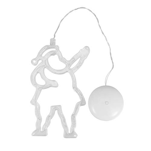 KESYOO Christmas Window Lights Santa Claus Window Silhouette Decorative Santa Lights with Suction Cup for Christmas Party Supplies Decorations