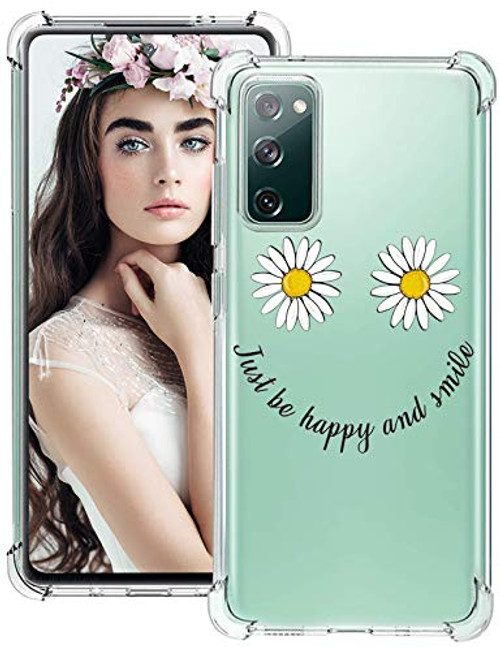 Galaxy S20 FE Case Compatible with Samsung Galaxy S20 FE 5G Case Clear Crystal Slim Soft Silicone Rubber TPU Bumper Scratch Resistant Protective Cover for Samsung S20 FE -Fan Edition- 5G Smarphone