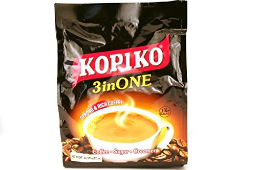 Kopiko 3 in 1 Instant Coffee, 21.2 oz, (30 Sachets)