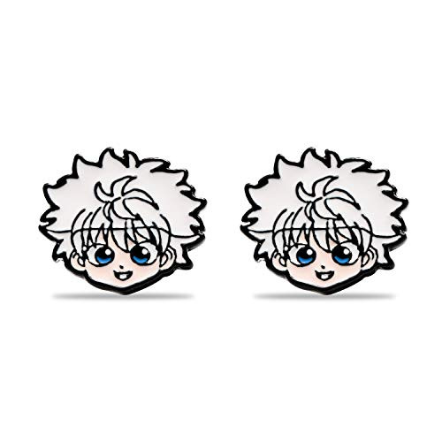 G-Ahora HunterxHunter Anime Killua Zoldyck Cosplay Stud Earrings-Killua Zoldyck ER-