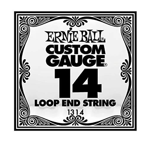 Ernie Ball 1314  - .014 Loop End Stainless Steel Plain Banjo or Mandolin Single String