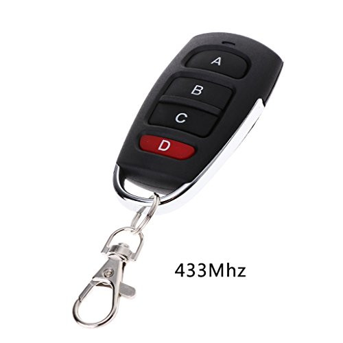 Yuanhaourty 315/433MHz 4 Button Wireless Remote Controller Copy Cloning Electric Garage Door Gate Opener Switch