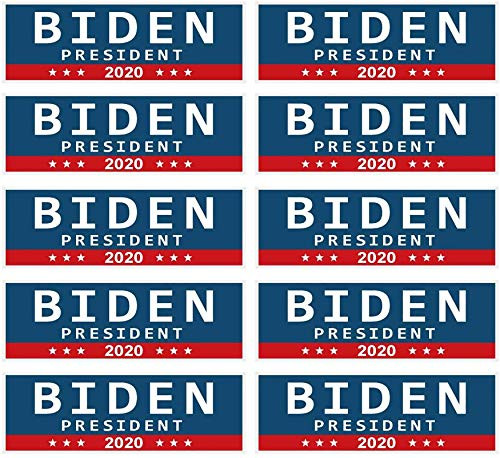 Joe Biden Bumper Sticker 2020 for Presidential Election, Biden 2020 Car Bumper Sticker, Biden 2020 Bumper Sticker Car Decals, Joe Biden Stickers Waterproof for Cars and Truck 9 x 3 Inch -10Pcs- Joe Biden Bumper Sticker 2020 for Presidential Election, Biden 2020 Car Bumper Sticker, Biden 2020 Bumper Sticker Car Decals, Joe Biden Stickers Waterproof for Cars and Truck 9 x 3 Inch -10Pcs-