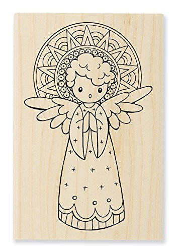 Stampendous Rubber Stamp, Singing Angel  