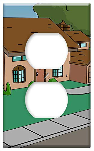 Switch Plate Outlet Cover - Fan Art Simpsons Home Comic