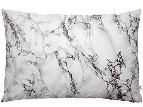 EKOBLA Throw Pillow Cover Abstract Liquid Marble Marble Stone Pattern Art Ink Hand Painted Acrylic Colored Modern Decor Lumbar Pillow Case Cushion for Sofa Couch Bed Standard Queen Size 20x30 Inch