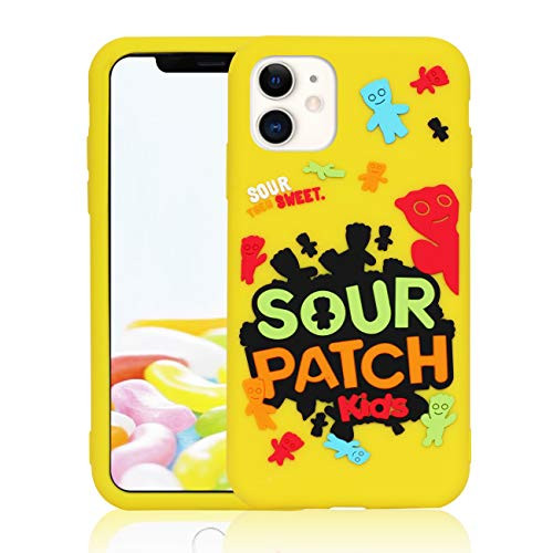 STSNano Case for iPhone XR 6.1", Cute Kawaii Cartoon Design Soft Silicone Cute Fun Cover, Character Unique Aesthetic for Women Boys Girls Youth Teens Funny Cases for iPhone XR Sour Candy