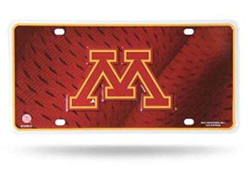 NCAA Minnesota Golden Gophers Metal License Plate Tag