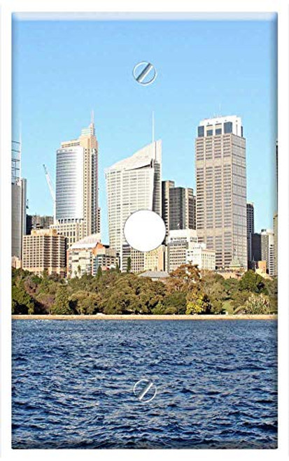 Single Hole Device Telephone/Cable Wall Plate Cover - Sydney City Skyline Harbour Cityscape Tourism Single Hole Device Telephone/Cable Wall Plate Cover - Sydney City Skyline Harbour Cityscape Tourism