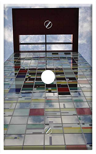 Single Hole Device Telephone/Cable Wall Plate Cover - DUsseldorf Media Harbour Architecture Facade Modern 2