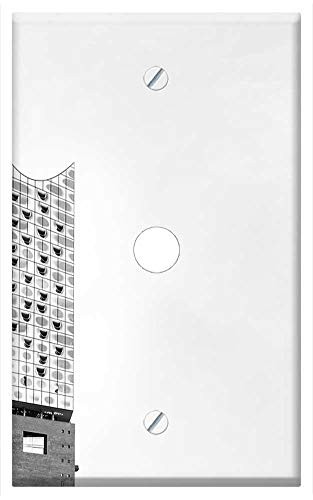 Single Hole Device Telephone/Cable Wall Plate Cover - Hamburger Elbe Philharmonic Hall Harbour City