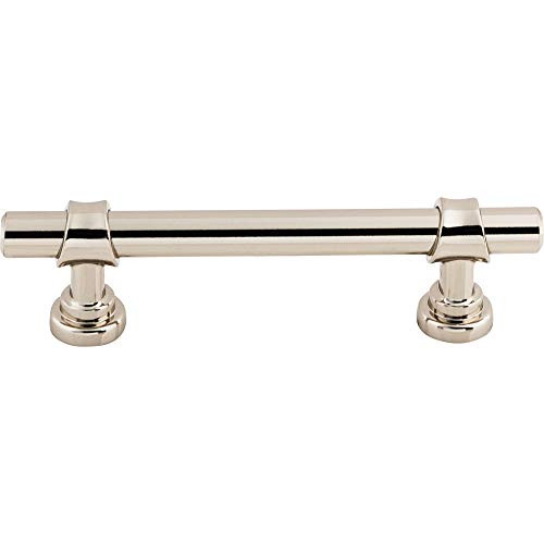 Top Knobs M1289 Asbury Collection 3-3/4" Bit Pull, Polished Nickel
