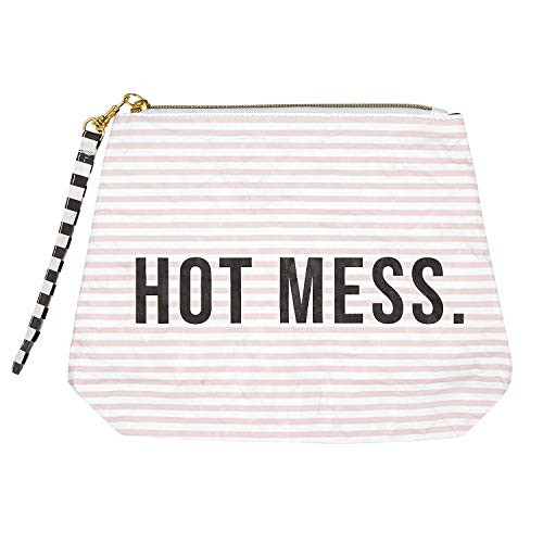 Stephan Baby That's All Collection Zippered Tyvek Pouch, Hot Mess