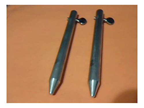 Locking Pins for Accordion Storm Shutter Panels, 6 inch, 1 Pair, New