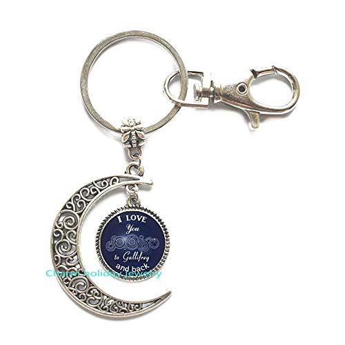 I Love You to Gallifrey and Back Gallifreyan Moon Keychain time Lord Lovers time Lord Moon Keychain who Key Ring who Fan Jewelry Whovian Gift--324 I Love You to Gallifrey and Back Gallifreyan Moon Keychain time Lord Lovers time Lord Moon Keychain who Key Ring who Fan Jewelry Whovian Gift--324