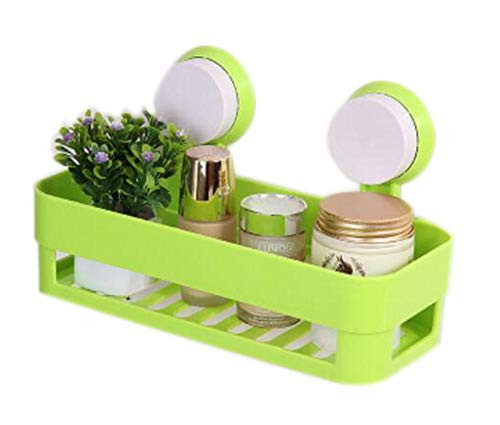 Kaanggest Shower Caddy Drill-Free with Vacuum Suction Cup Removable Shower Shelf Storage Basket for Shampoo  and  Toiletries Kitchen Bathroom Bedroom Organizer