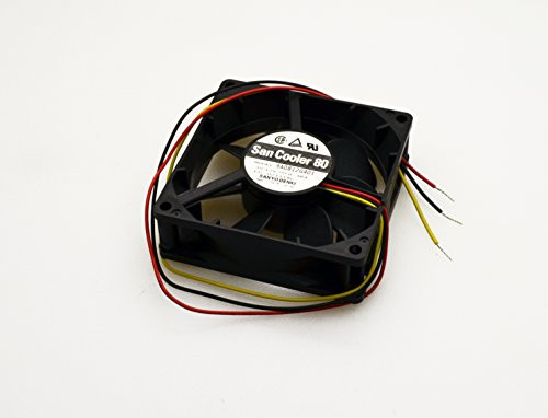 SANYO DENKI - SANACE FANS 9A0812G401 AXIAL FAN, 80MM, 12VDC, 380mA