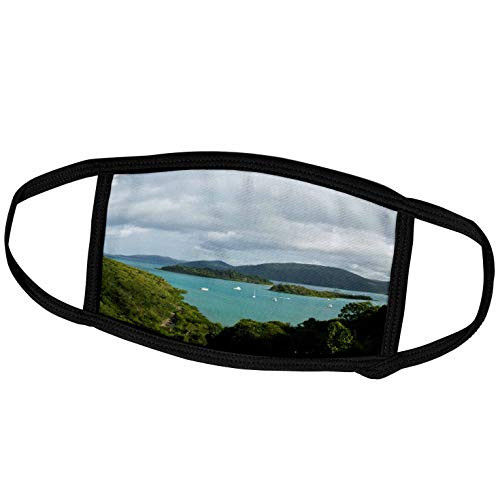 3dRose Australia, Whistsunday, Airlie Beach, Shute Harbour-AU01 WBI0488. - Face Covers -fc_76146_3-