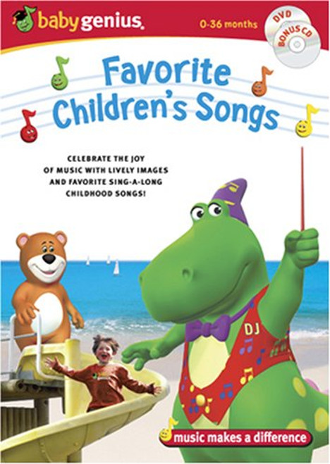 Baby Genius Favorite Children's Songs w/bonus Music CD